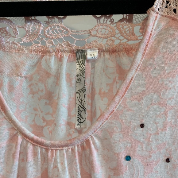 Aditkd Pink & Lace Tank - Picture 5 of 6